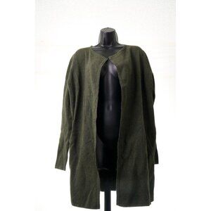 J. Crew Open Front Cardigan Cotton Camel Womens Sz M